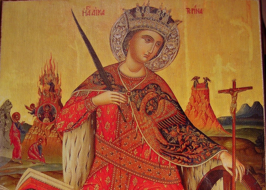     История Екатерины Александрийской