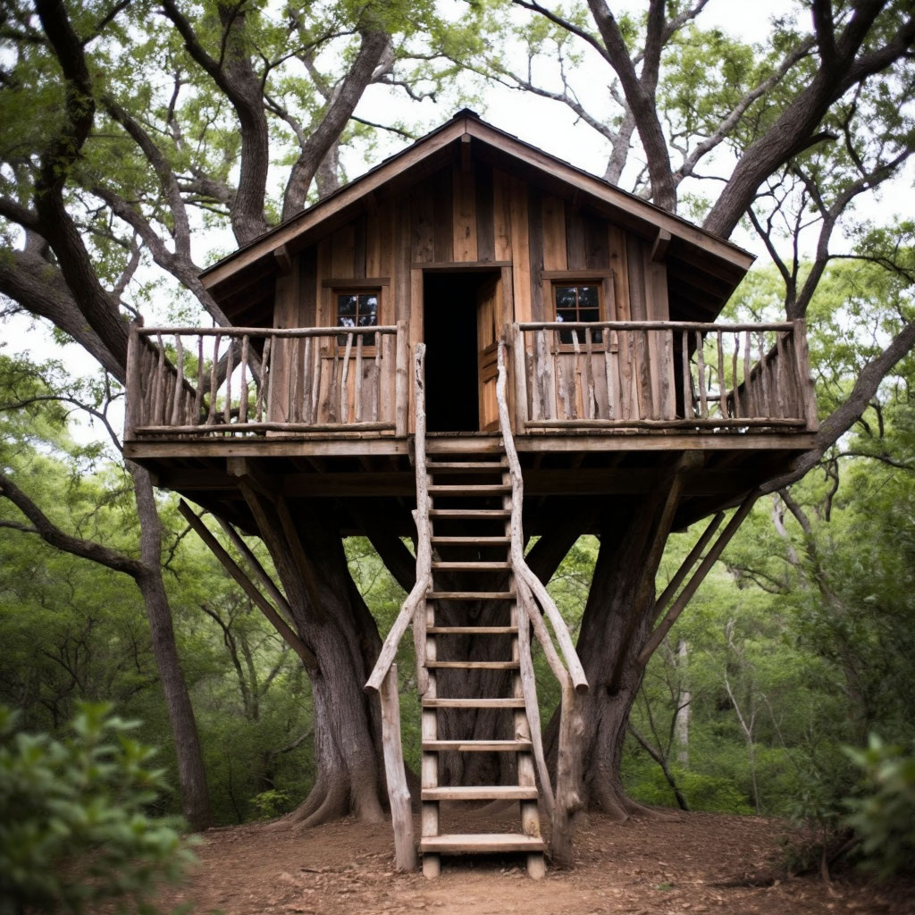 С помощью нейросети я так проиллюстрировала онтогенез речи как уютный домик с лесенкой.