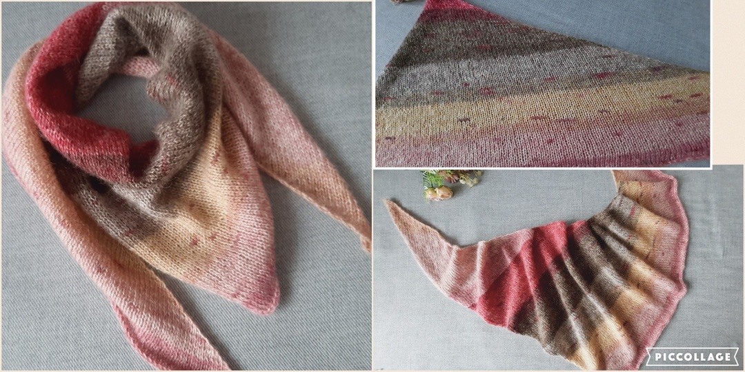 Бактус из красивой пряжи..