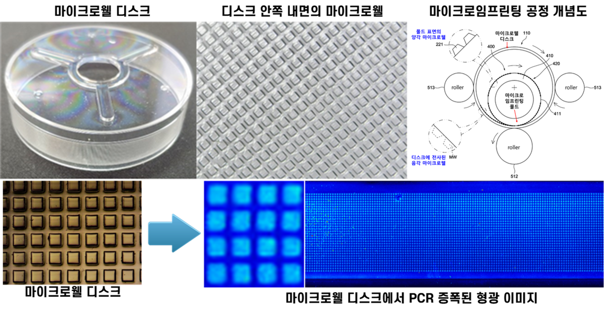 Схематическая иллюстрация метода цифровой ПЦР [Предоставлено Национальным центром нанофабов]