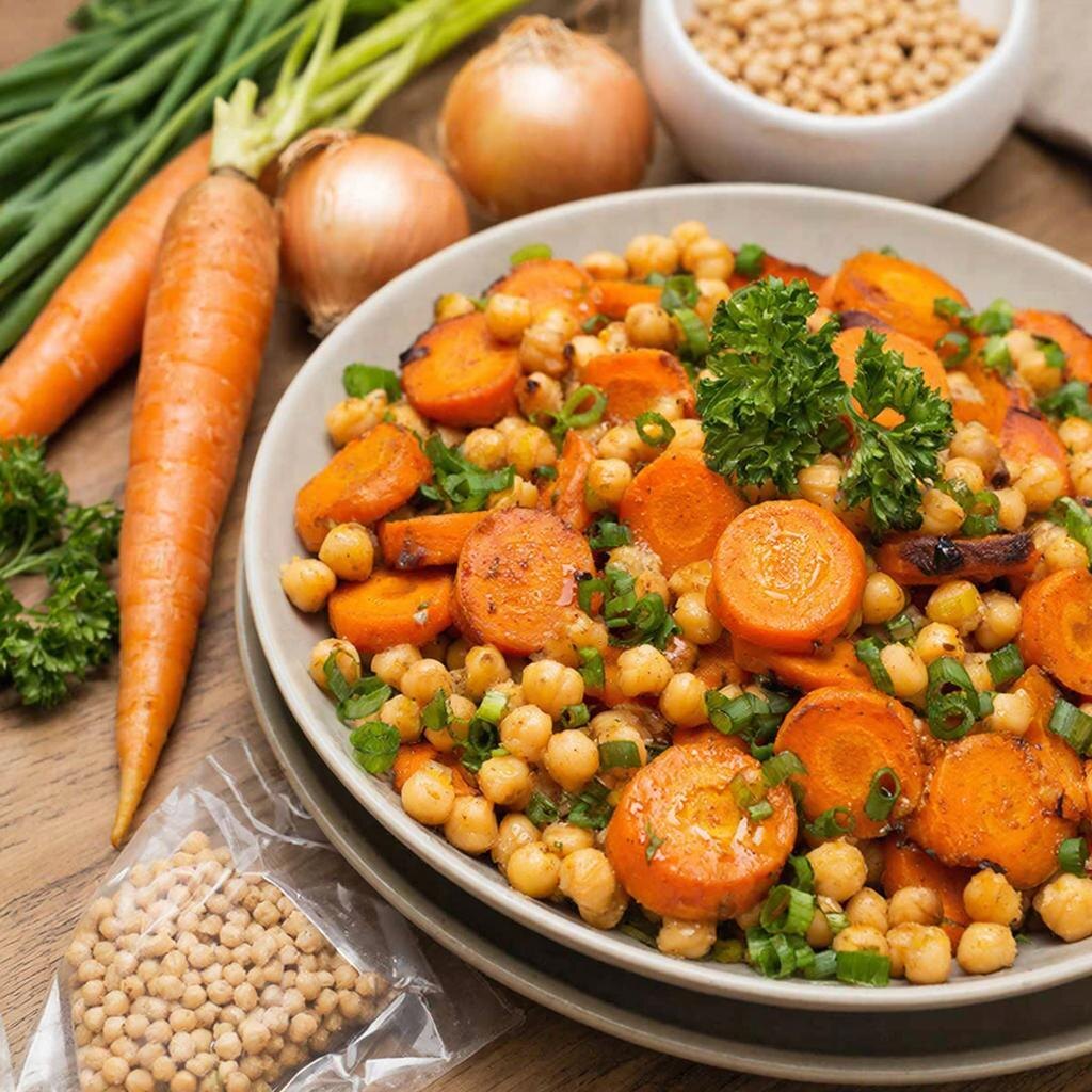 Салат из моркови и чечевицы. Правильное питание. Здоровый образ жизни