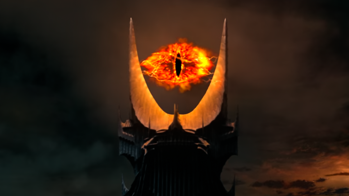 Узнали? Да, это всевидящее око из "Властелина колец". Оно тоже наблюдает за всеми)