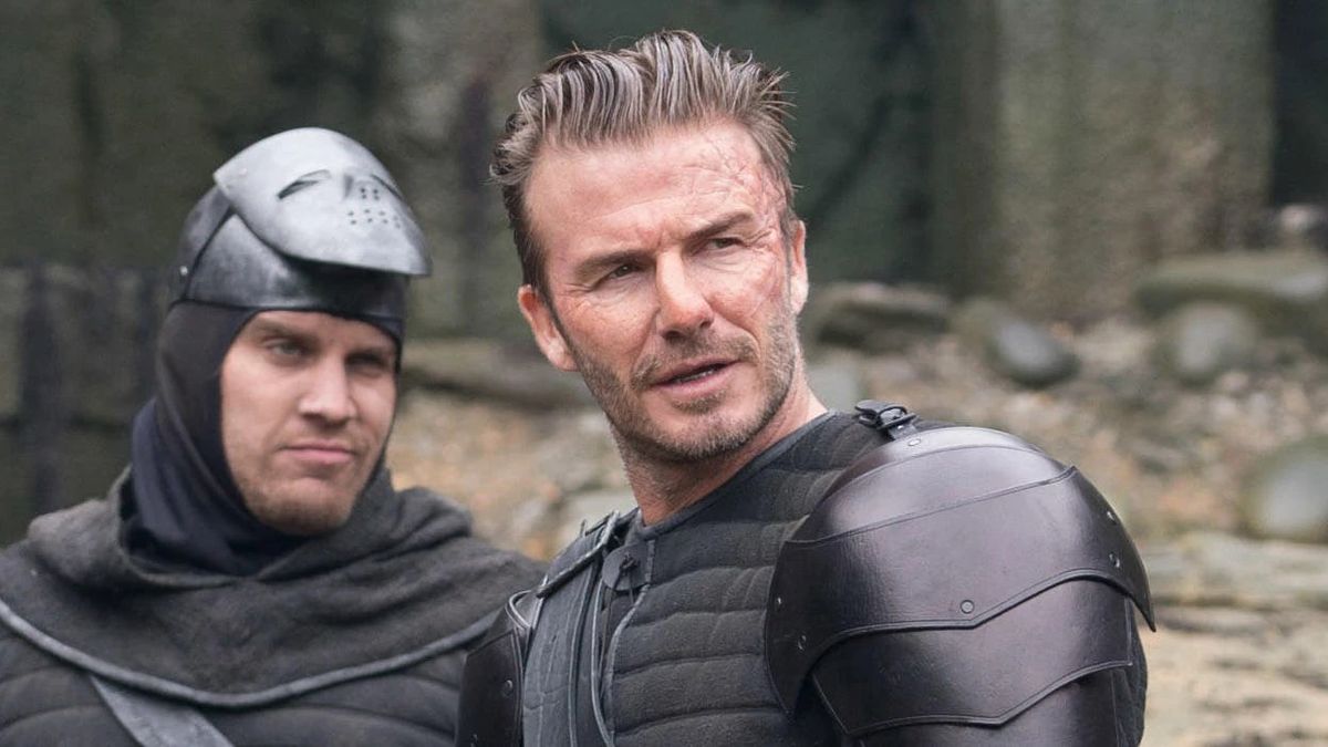 Дэвид Бекхэм сыграл эпизодическую роль в фильме «Меч короля Артура» (2017) режиссёра Гая Ричи