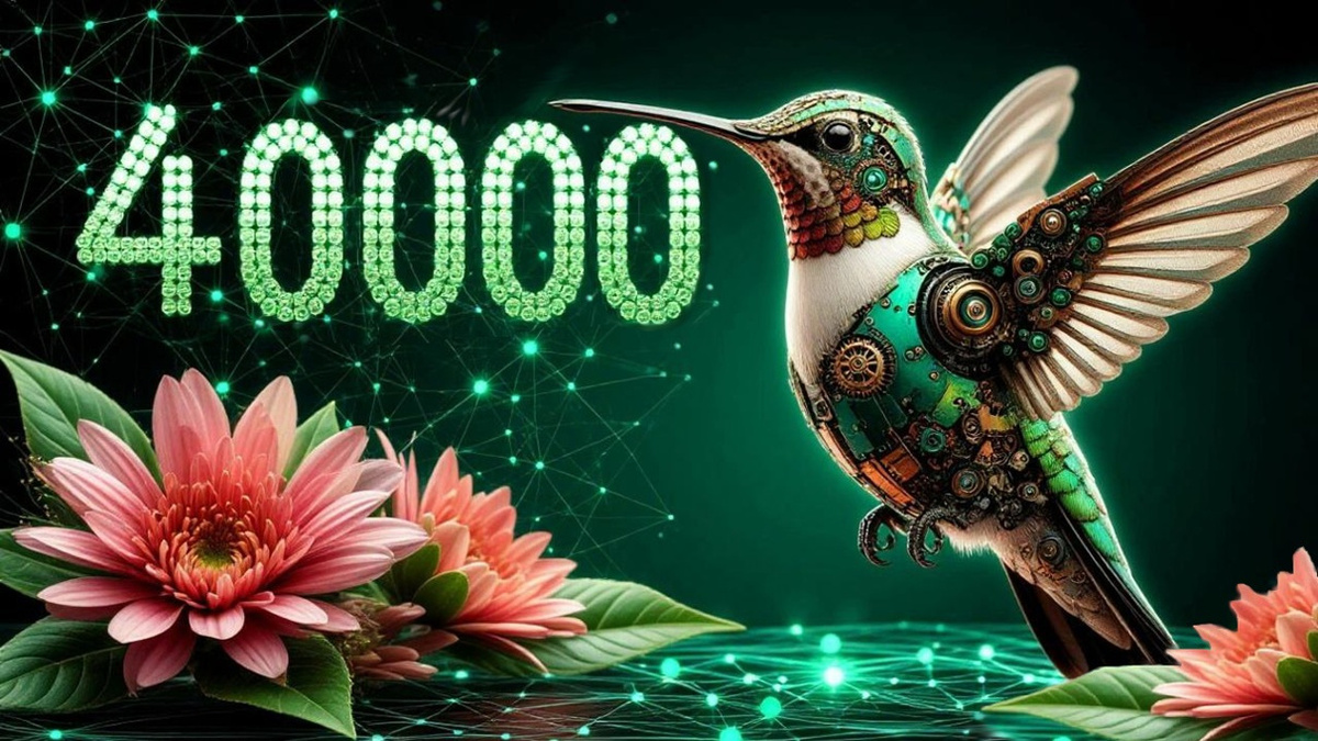 На канале "Техно Колибри" (Дзен) уже 40 тысяч подписчиков. Ура!!! Спасибо вам!