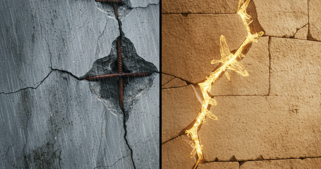 Пантеон стоит 2000 лет, а мой дом треснул через 30. Я попросил ИИ найти формулу «вечного бетона» Рима