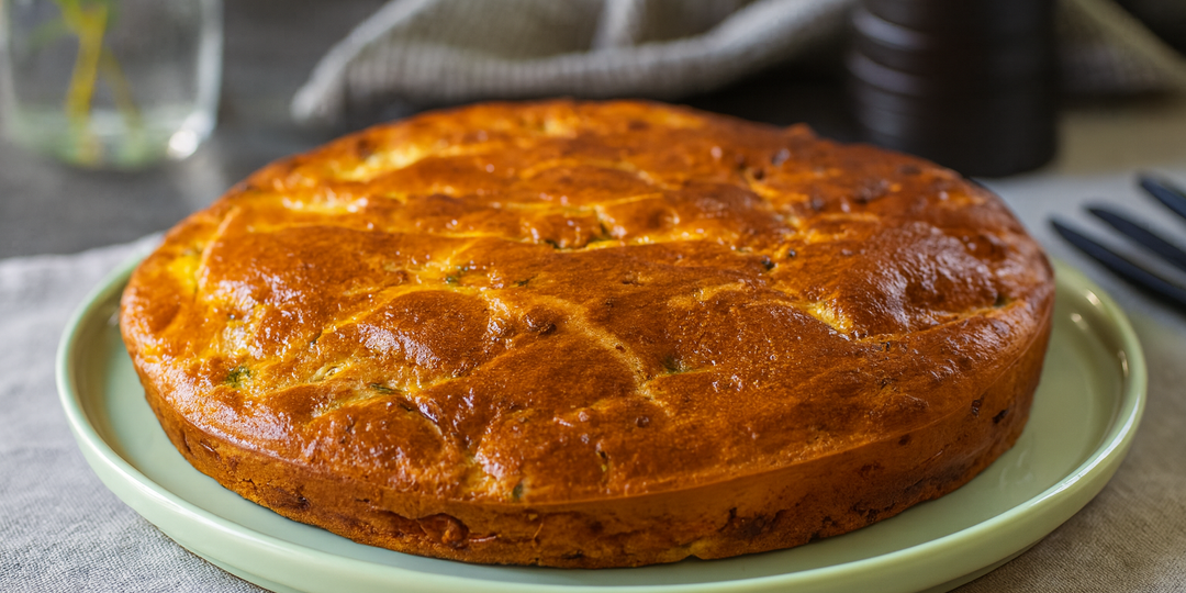 Заливной пирог с капустой и картофелем