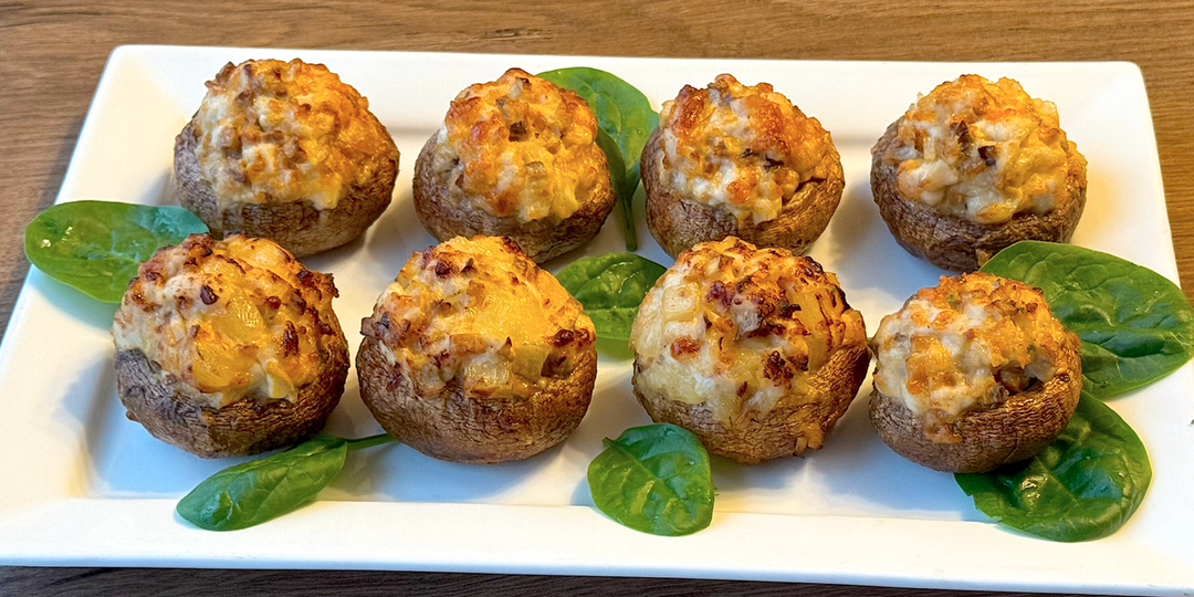 Праздничные шампиньоны с неожиданной ноткой