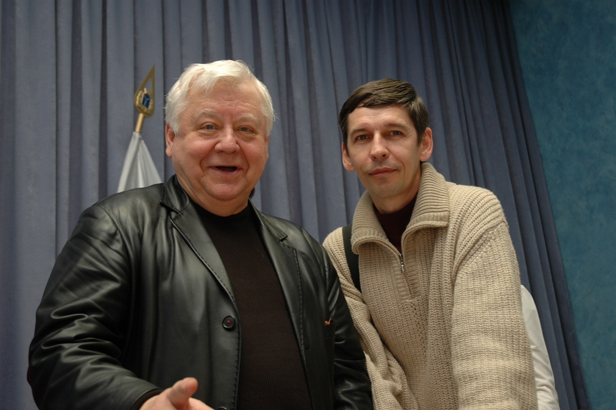 Олег Табаков и Алексей Леонтьев