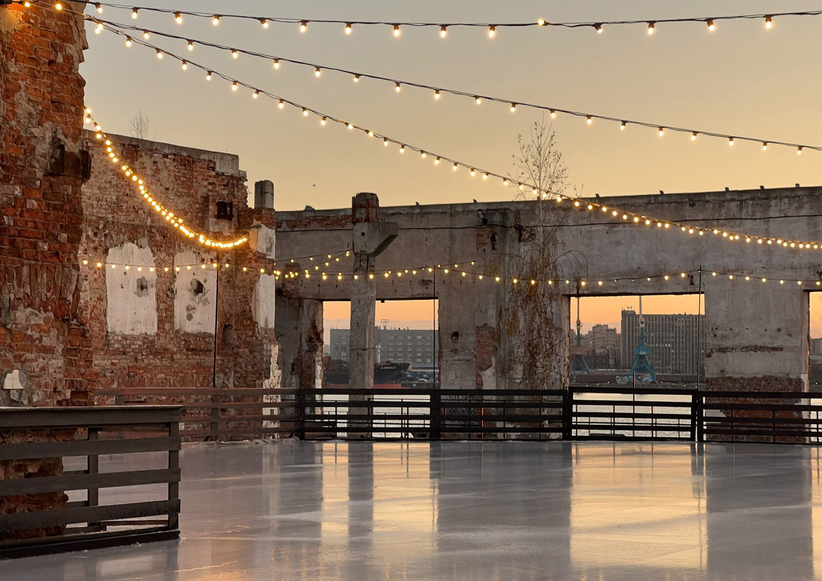 Лазерный каток в Брусницыне 