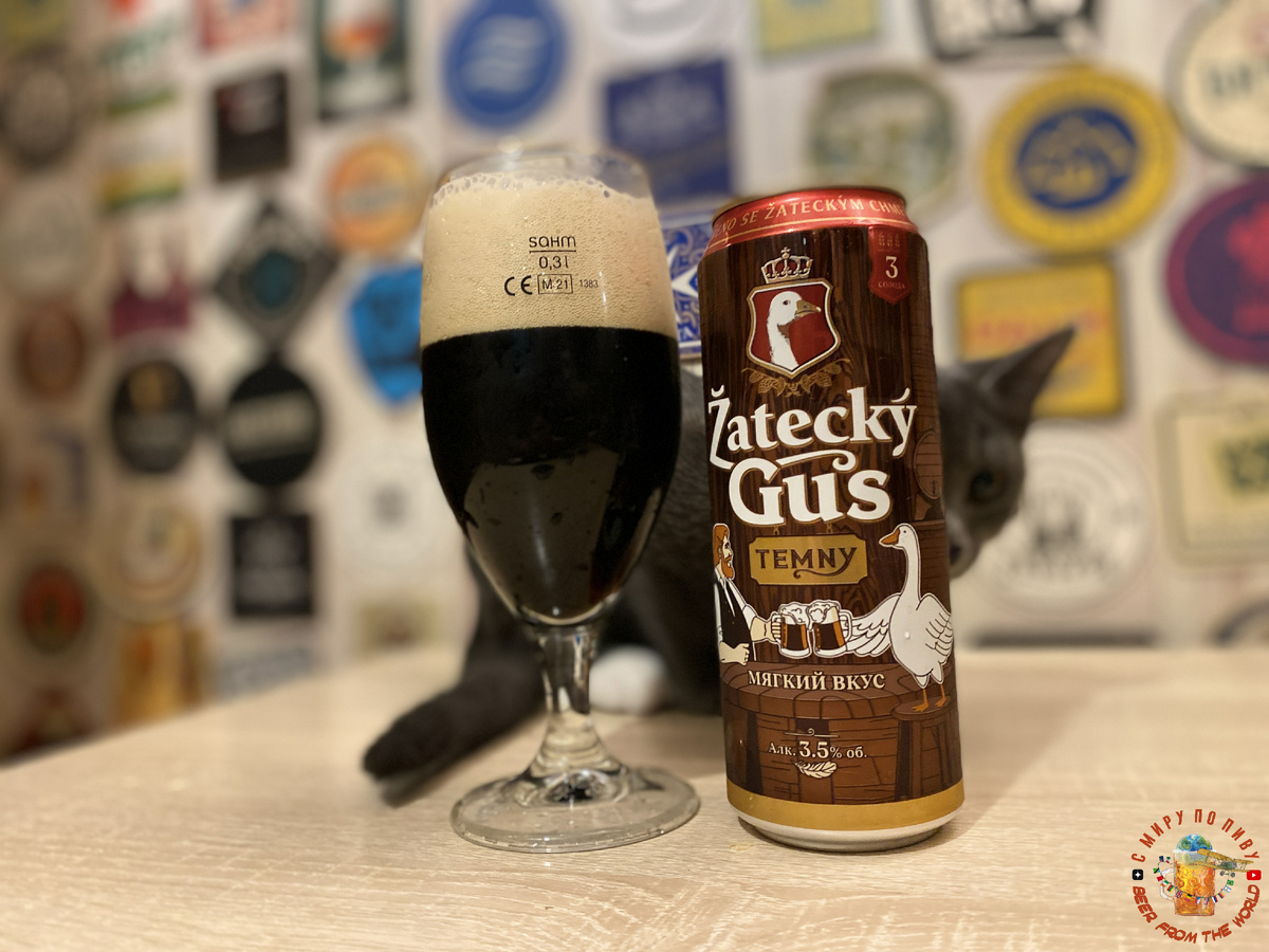 Обзор пива Жатецкий Гусь Тёмный