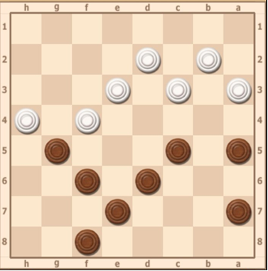 1…AB6 2…DE5 3.EF4 4…CD4 5…EF6 6…FG7 7…BC5 x