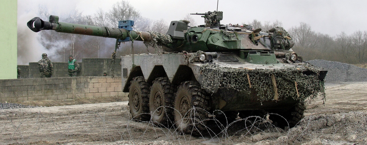 AMX-10RC считается первой подобной серийной современной машиной