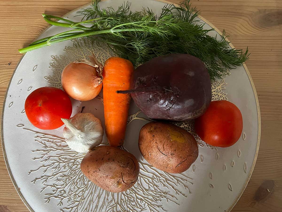 овощи для борща