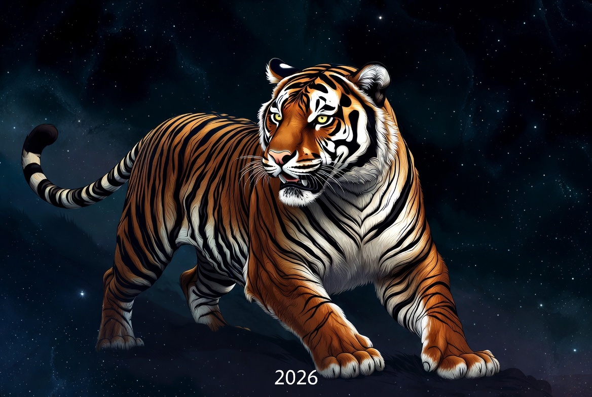 Что ждёт Тигра в 2026 году: полный гороскоп от профессионального астролога Дмитрий Петров📷
