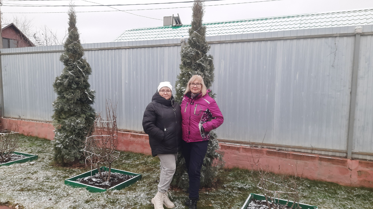 Мы с Леной. Фото автора.