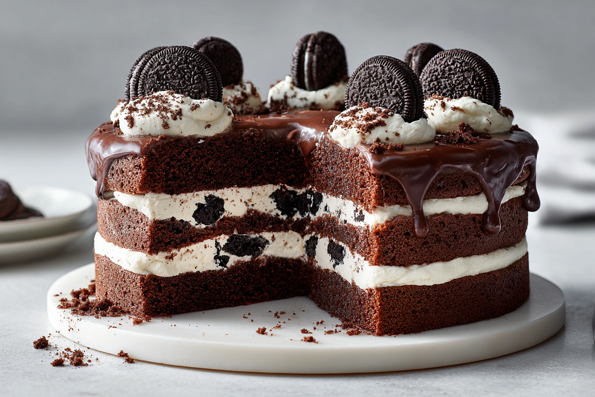    Получается высокий, невероятно мягкий, влажный шоколадный торт с лёгким кофейным ароматом