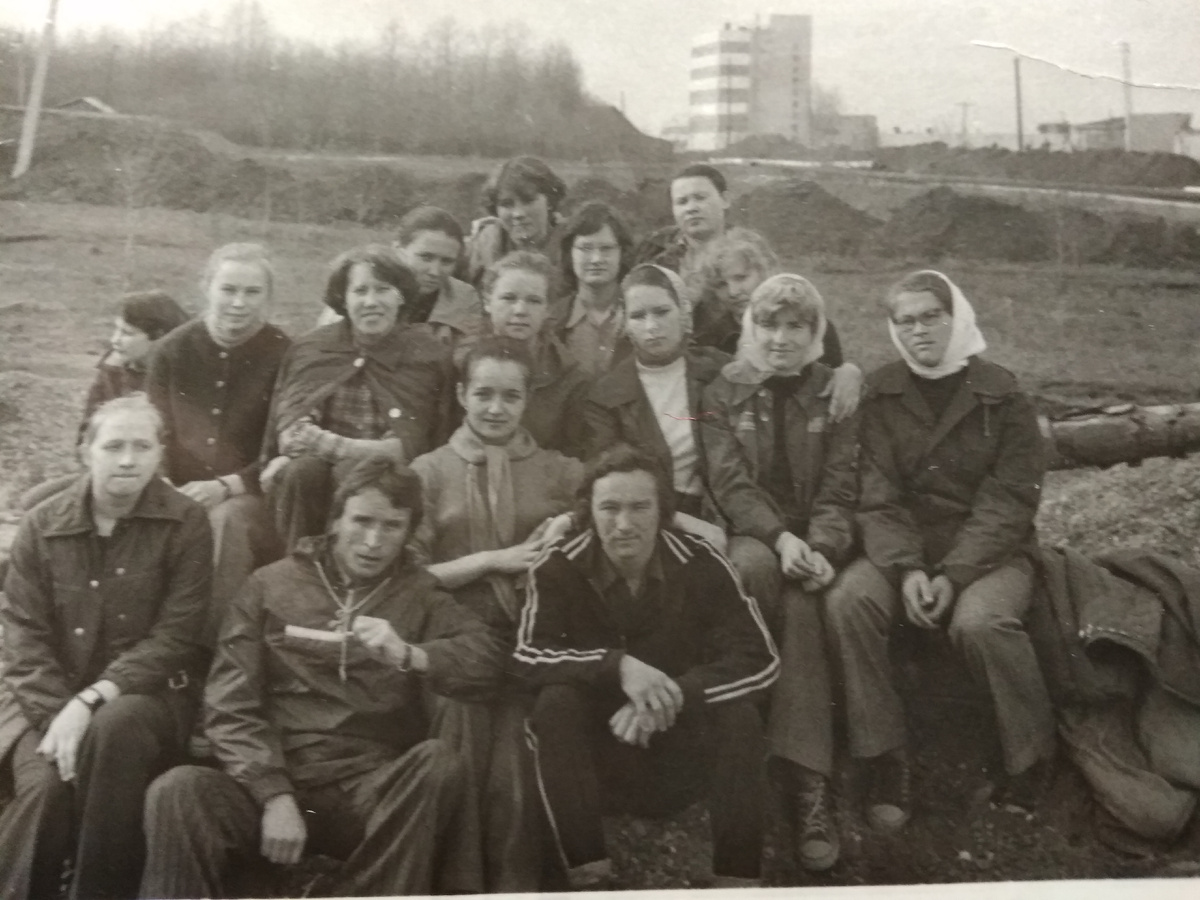 Наша группа после "субботника"