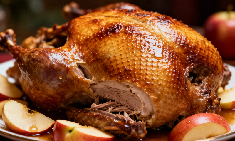 Запеченная утка как у бабушки: новогодний рецепт с секретом хрустящей корочки