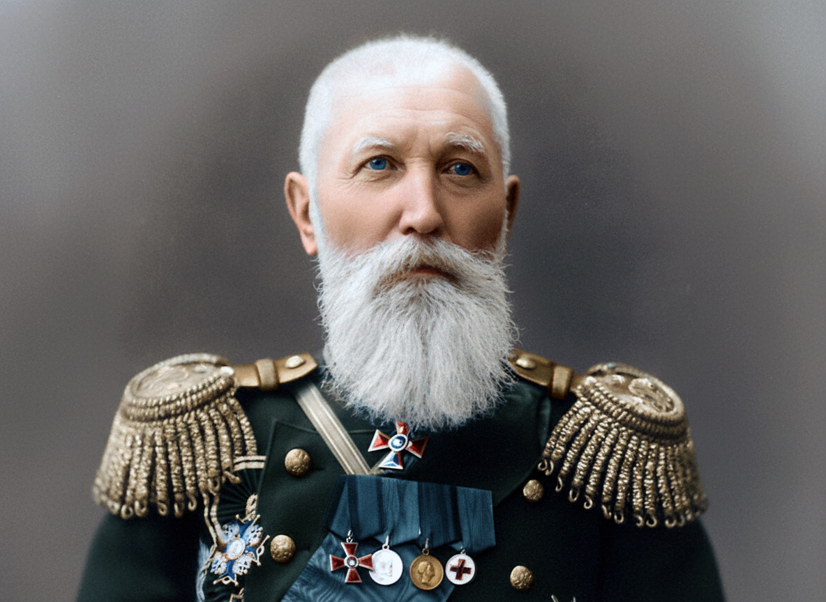 А. В. Кун. Цифровая реставрация и колоризация фотографии выполнены с помощью ИИ.