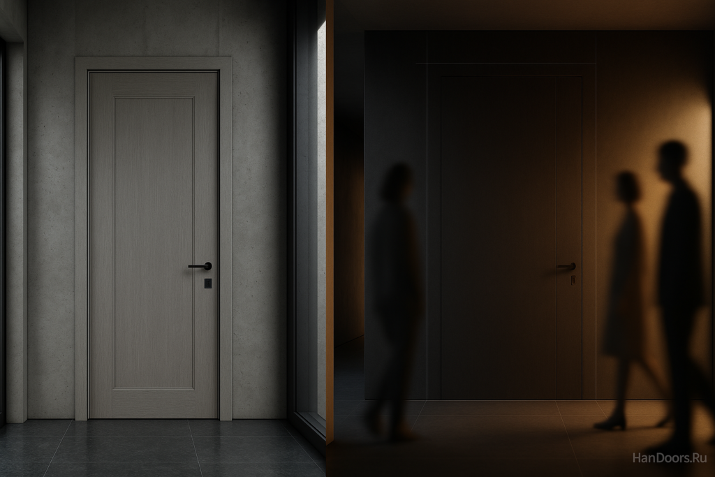    Полотно от пола до потолка: как полностворчатая дверь меняет геометрию прихожей Autor