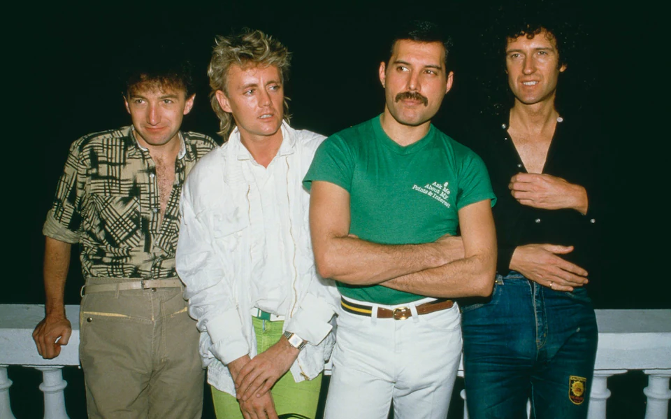 Queen в Бразилии на фестивале Rock in Rio в январе 1985 года, в начале напряжённого года. Фото: Дэйв Хоган/Архив Халтона