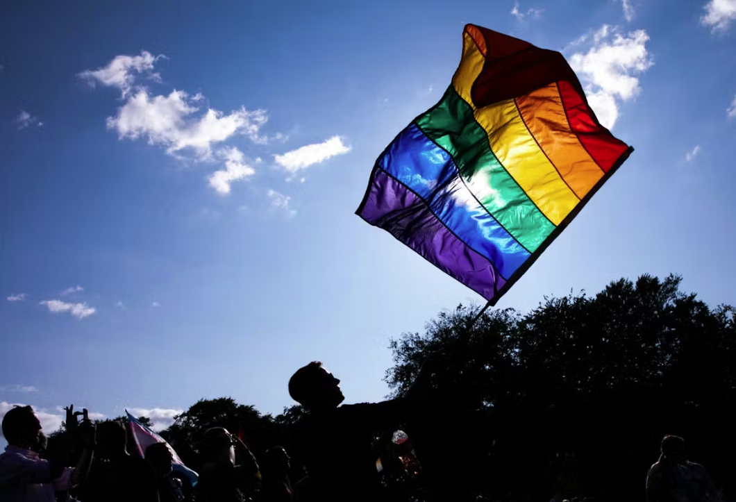 Воплощение «прогрессивного» мышления: радужный флаг во время парада WorldPride © Ritzau Scanpix/AP