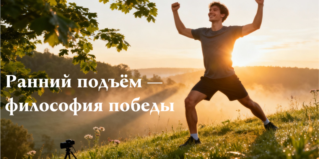 Ранний подъем — это философия победы