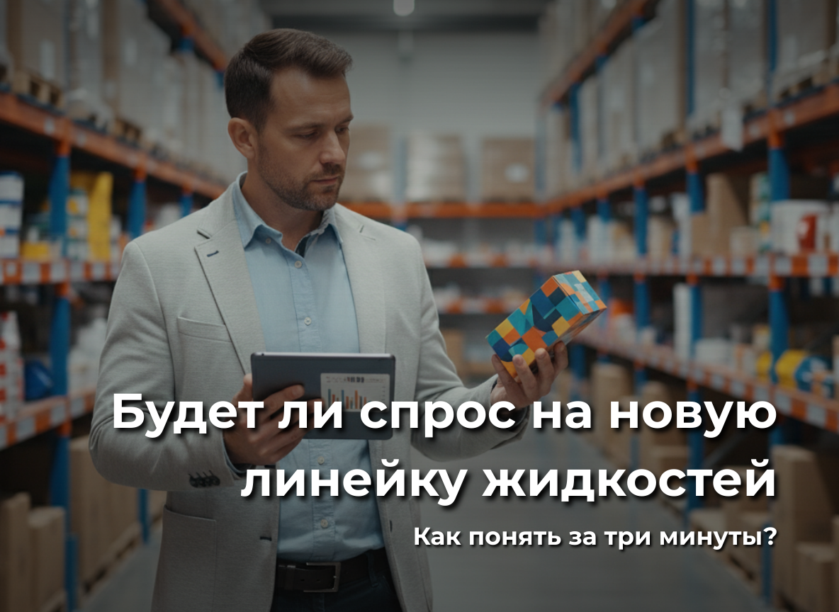 Как за 3 минуты понять, будет ли спрос на новую линейку жидкостей