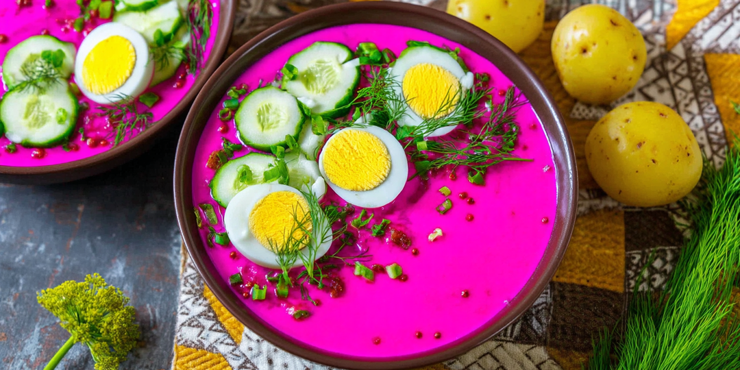 Холодный борщ по-литовски: летний вкус Литвы