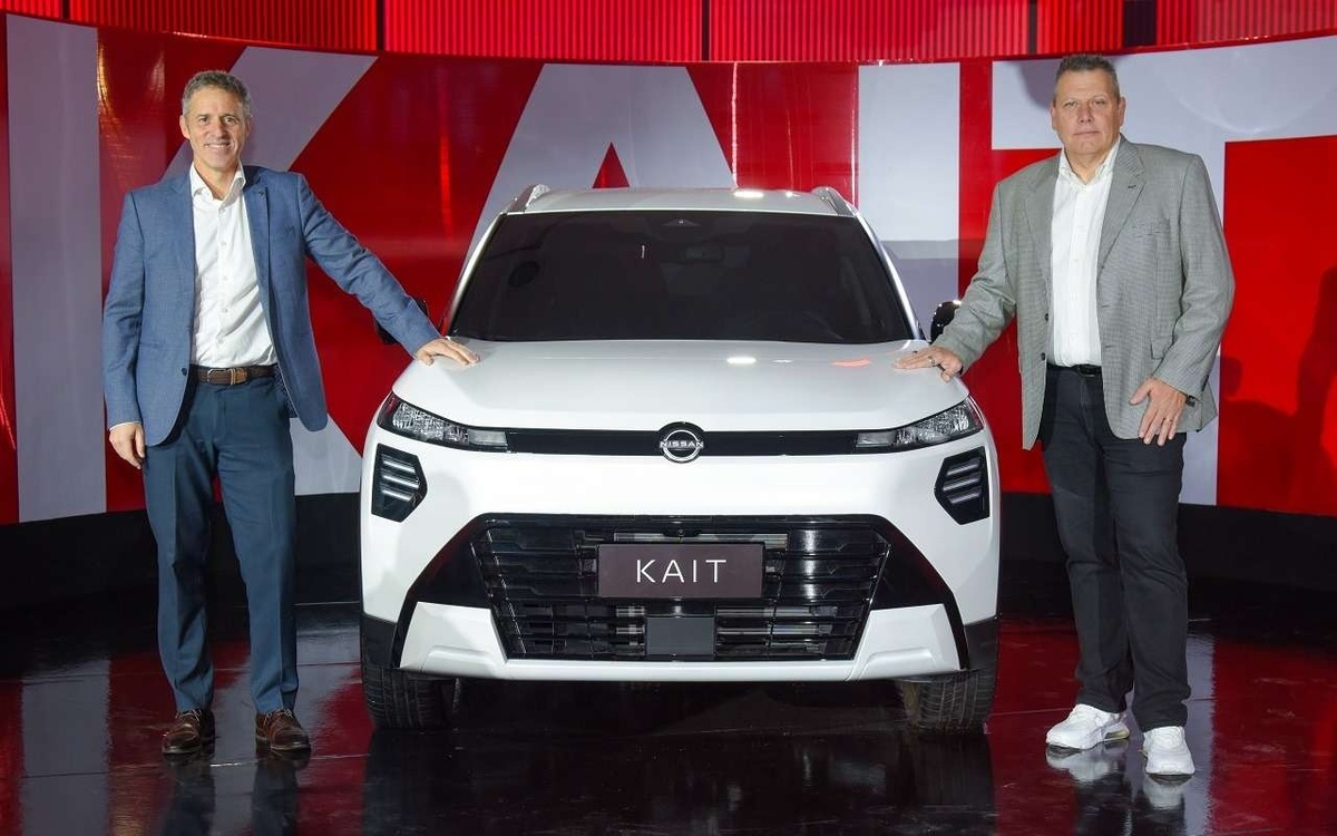    Бюджетный кроссовер Nissan Kait с обновленной двухэтажной оптикой и новой решеткой радиатора