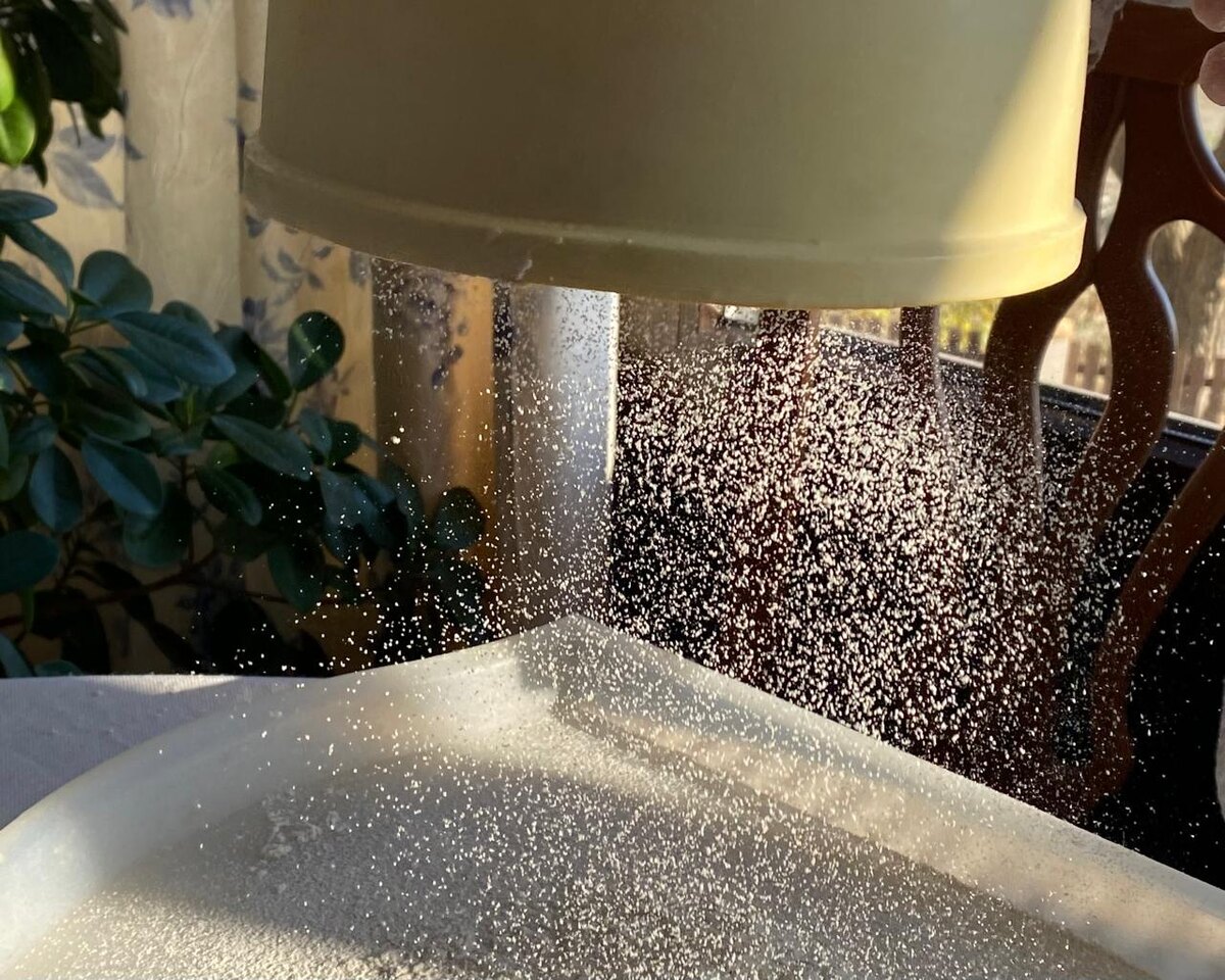 Муку я тоже делаю сама