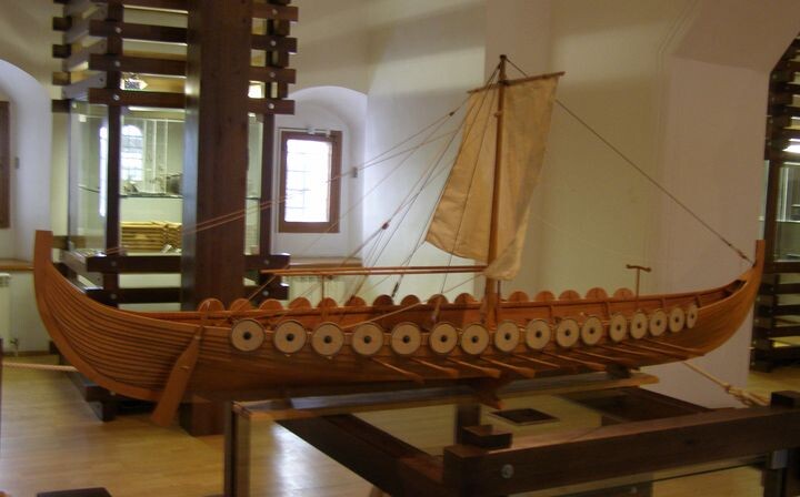 Струг в музее города Рязани