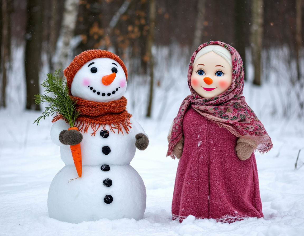 Шедеврум. Снеговики 