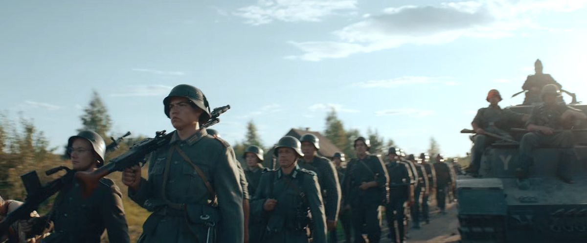 Кадр из клипа «Сталинград»