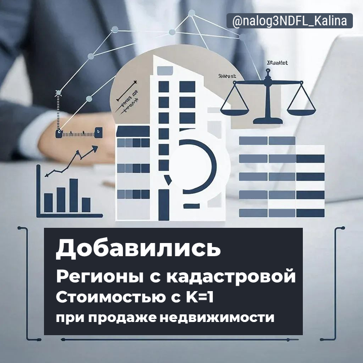 Еще 5 регионов с 2026 года повысили коэффициент к кадастровой стоимости с 0,7 до 1 для начисления налога НДФЛ при продаже недвижимости ранее минимального срока владения