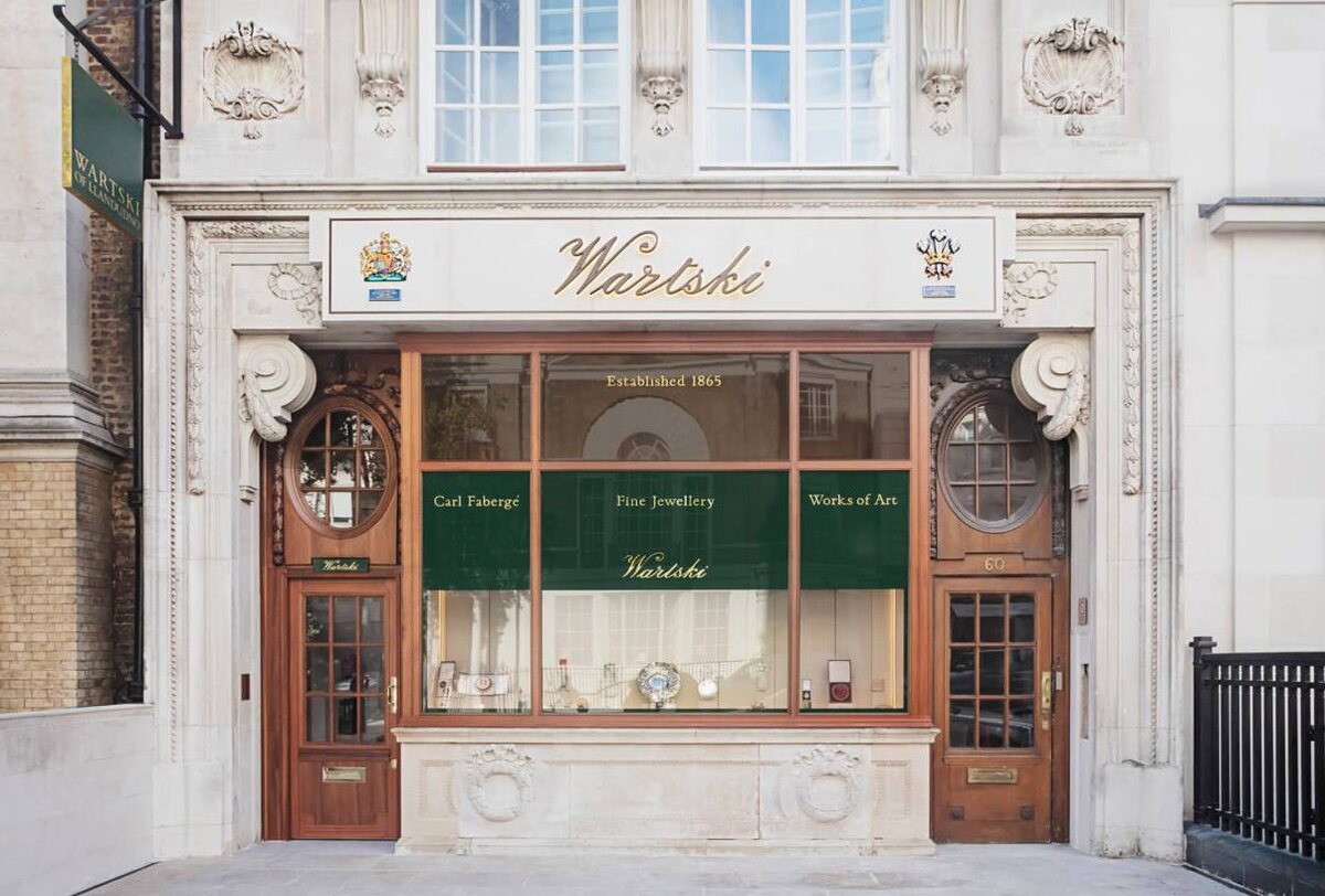 Wartski — самый популярный дилер Фаберже на антикварном рынке, Лондон.
