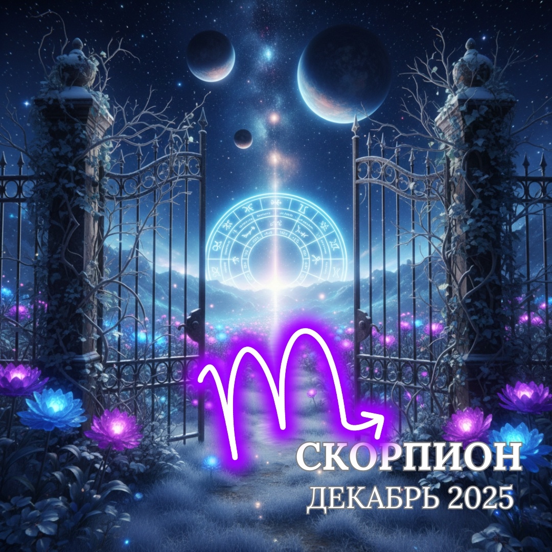 Скоорпион Астропрогноз на Декабрь 2025. Астролог Екатерина Юдина 