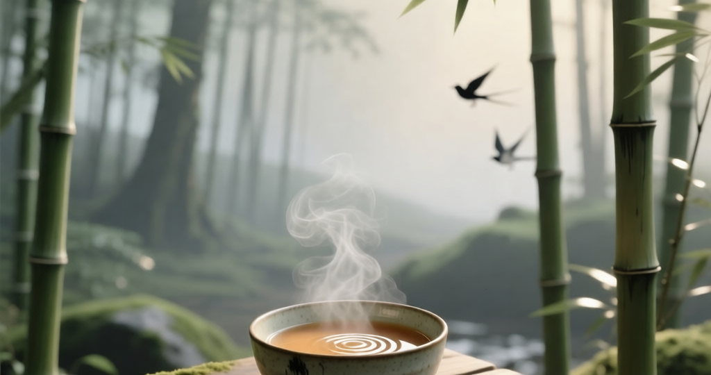 Дзен-суп „Тишина бамбуковой рощи“(на 2 порции)