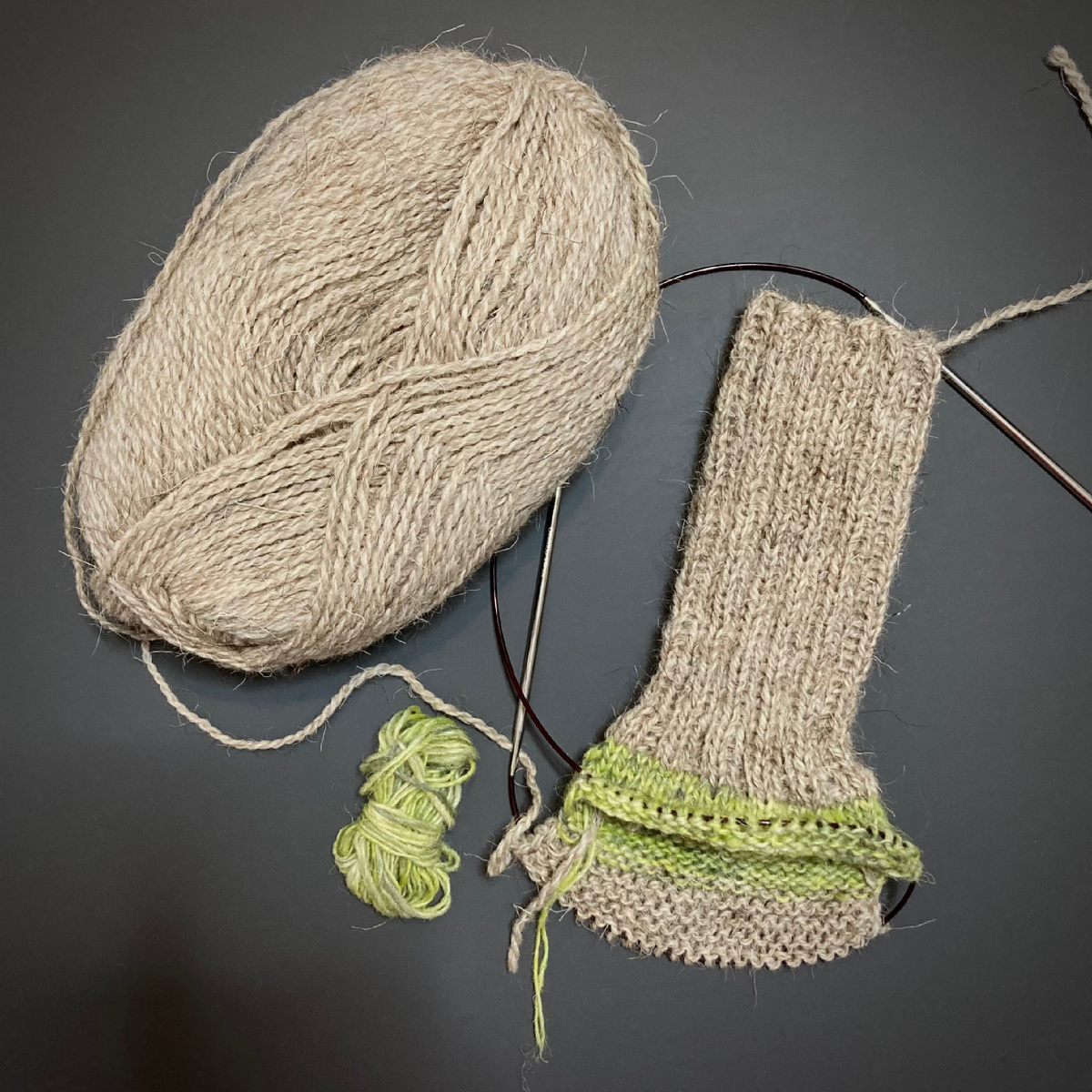 Начало вязания