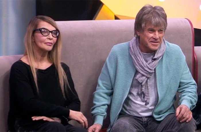 Александр Глызин и его внебрачная дочь Анна. Кадр из телешоу