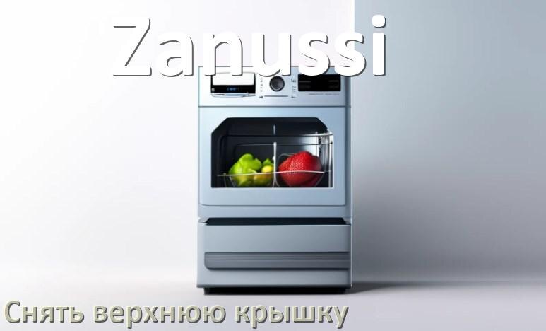 
Как на посудомоечной машине Zanussi снять верхнюю крышку