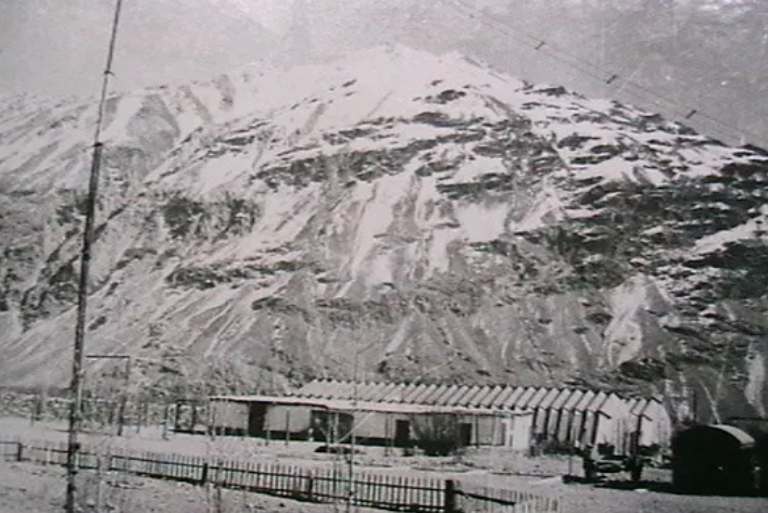 Вещевой склад пограничников в п. Лянгар Таджикской ССР