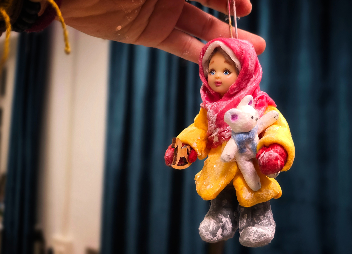 Работа ученицы с мастер-класса