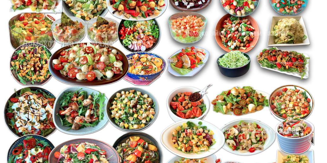 33 салата без майонеза — лёгкие, вкусные, праздничные!