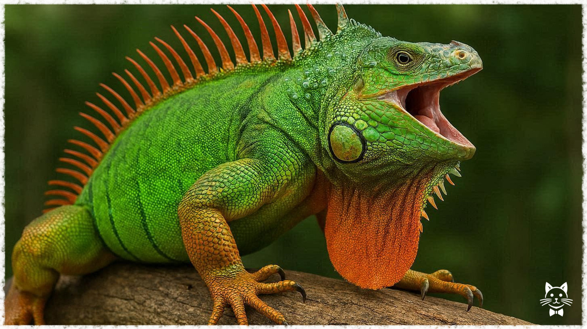 Игуана-самец