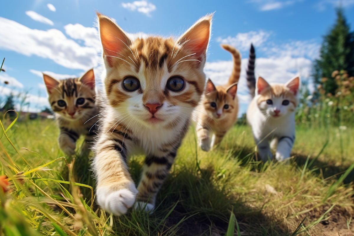 <a href="https://ru.freepik.com/free-ai-image/close-up-kittens-walking-outdoors_65553923.htm">Изображение от freepik</a>