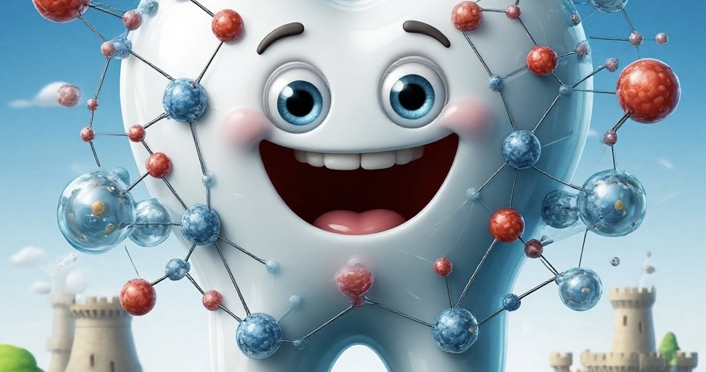 Компоненты в составе зубной пасты, которые укрепляют эмаль.