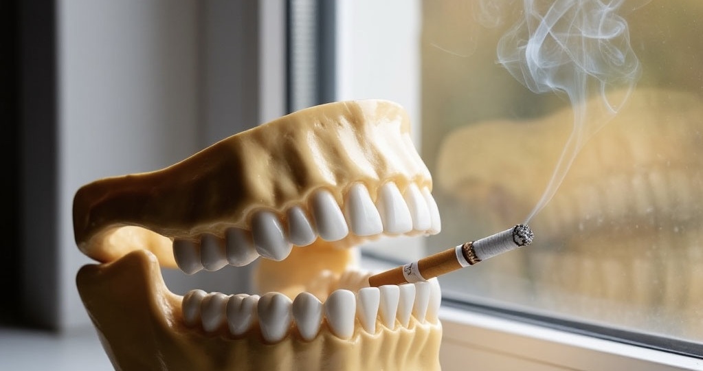 Как курение влияет на ротовую полость…