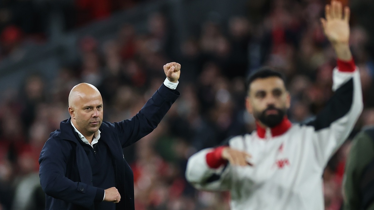 Арне Слот и Мохаммед Салах