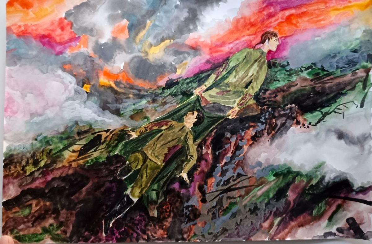 Каверина Ирина, 15 лет, "Они сражались за Родину", ЦДТ «Радуга» ГБОУ СОШ № 1 г. Нефтегорск, Самарская область. Фото из архива фестиваля.